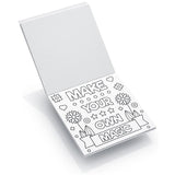 Book of 18 100x100mm Colour Your Own Mindfulness Flash Cards by World of Colour