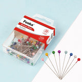 Pack of 100 Assorted Colour Pearl Head Pins 4mm