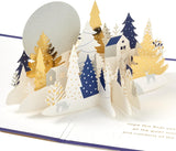 Winter Woodland Design 3D and Pop Up Holiday Wonder Christmas Card {DC}
