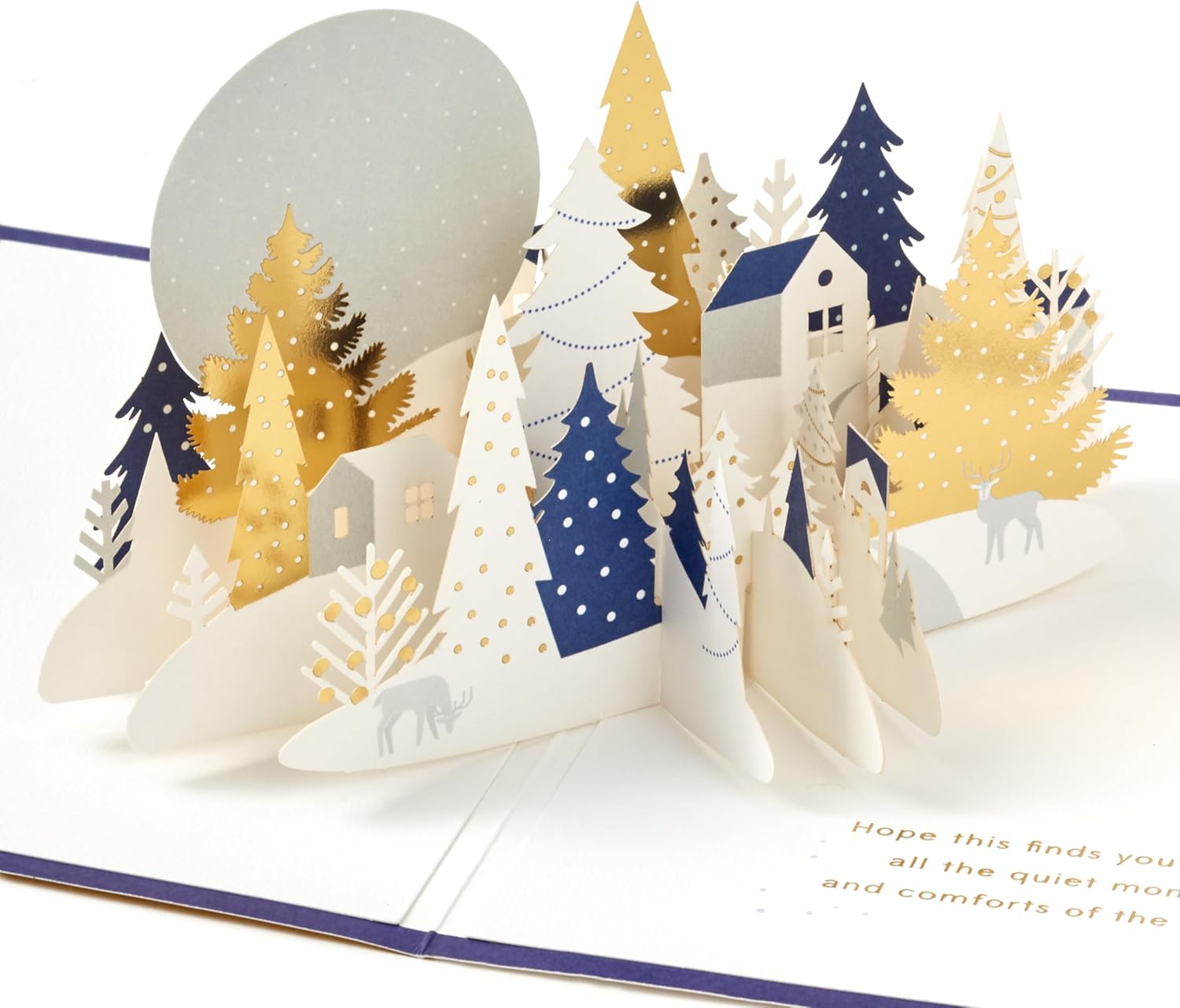 Winter Woodland Design 3D and Pop Up Holiday Wonder Christmas Card {DC}