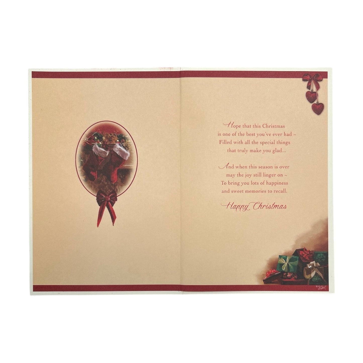 Cosy Fireplace Design To a Special Grandma and Grandad Christmas Card