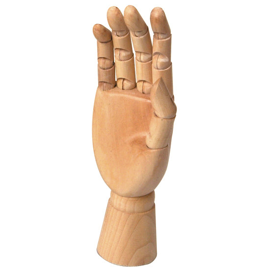 8" Artists/Shop Wooden Manikin Mannequin Hand (Child)