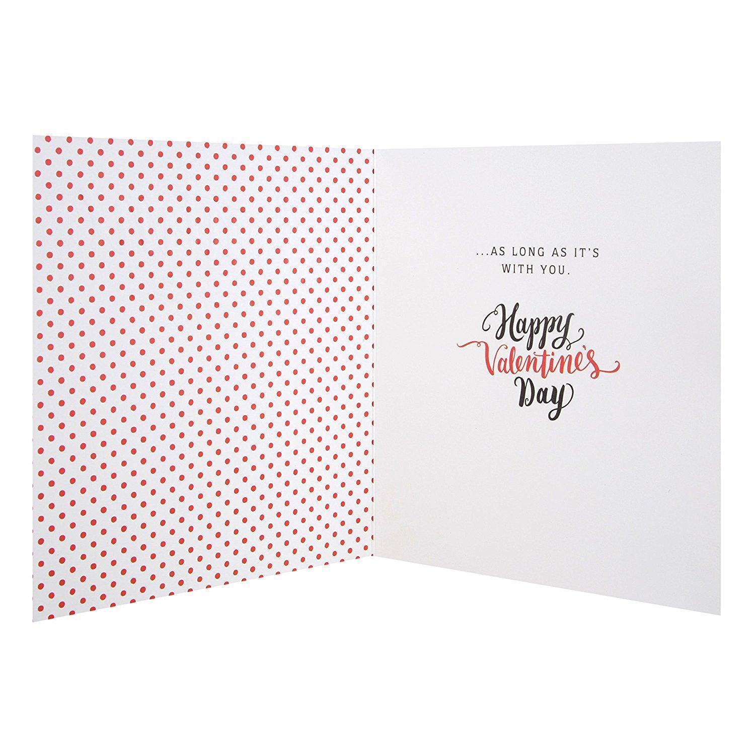 Valentine's Day Card 'With You' 