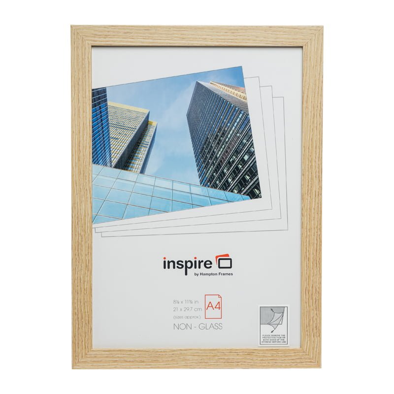 Oslo A4 Natural Certificate Frame