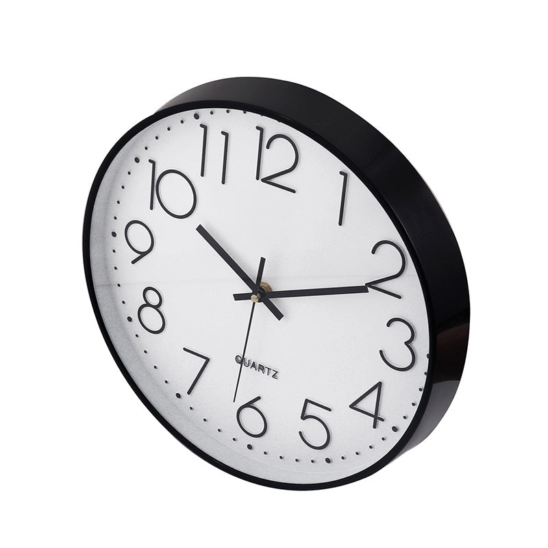 12" Plastic Shell Quartz Clock