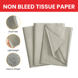Pack of 30 Metallic Silver Acid Free 50 x 70cm Tissue Paper Sheets