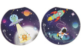 Single Round Space Design Notebook 8cm