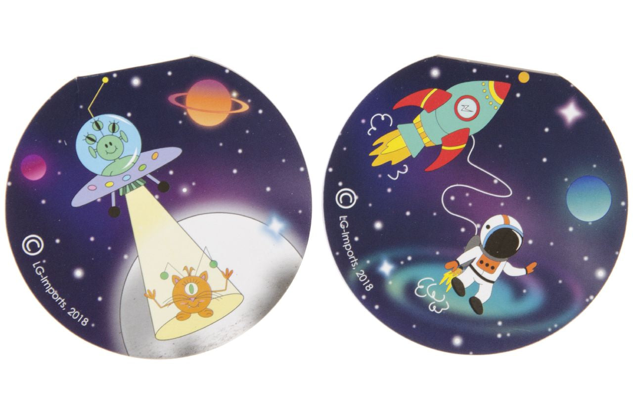Single Round Space Design Notebook 8cm