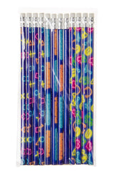 Pack of 12 Gamer Design Pencils with Eraser
