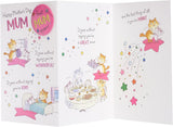 Cat Design Best Mum Mother's Day Card Includes Pin Badge