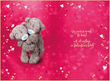Bears Stood Embracing Luxury 3D Keepsake Valentine's Day Card {DC}