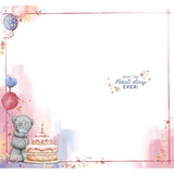 Bear Carrying Cake On Head Someone Special Birthday Card