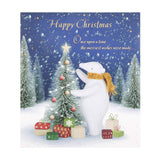 Happy Christmas Card "Merriest Wishes"