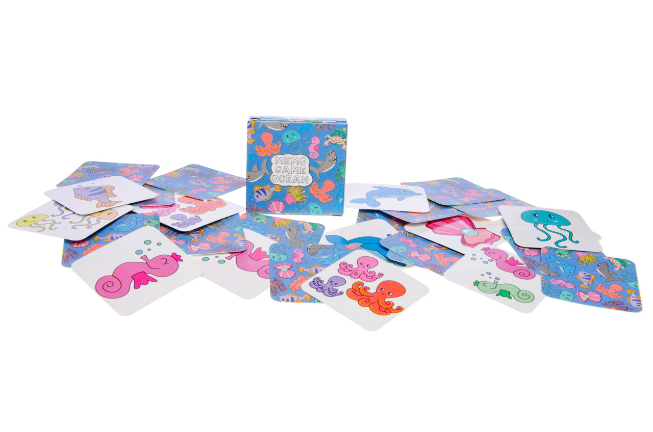 Sea Animals Mini Memory Game 28 Cards