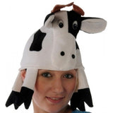 Adult Cow Hat Fancy Dress (38x25cm) {DC}