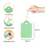 Pack of 100 Medium Buff Strung Tags 25 x 39mm