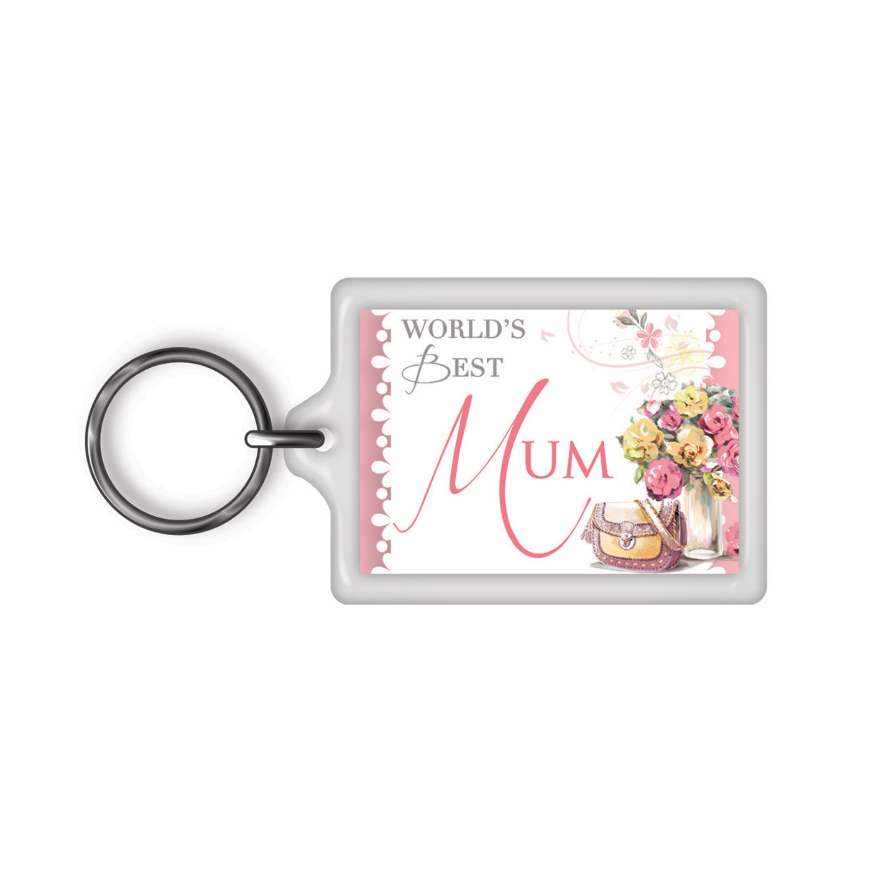 World's Best Mum Celebrity Style Keyring
