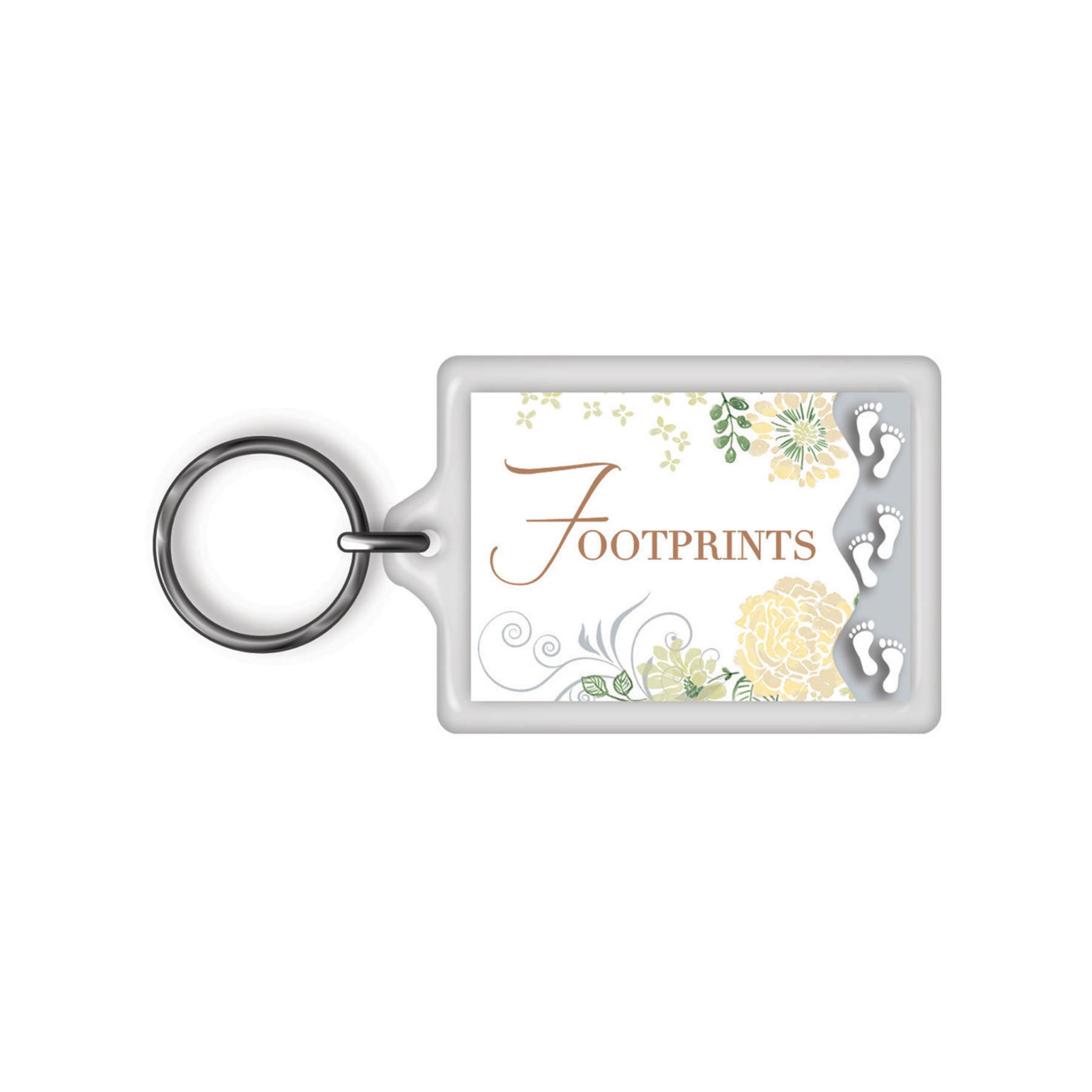 Footprints Celebrity Style World's Best Keyring