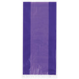 Pack of 30 Purple Cellophane Bags