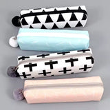 Single Colorful Canvas Student Pencil Case with Zipper