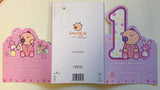 Age 1 Girls Birthday Card with Badge 