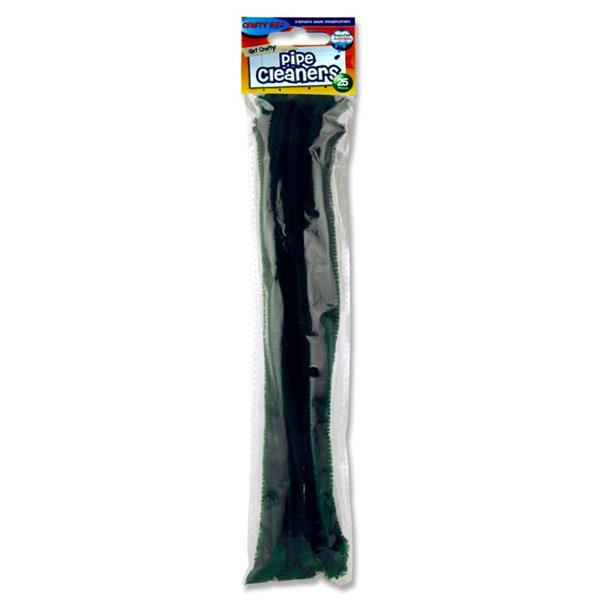 Pack of 25 Green Pipe Cleaners by Crafty Bitz {DC}