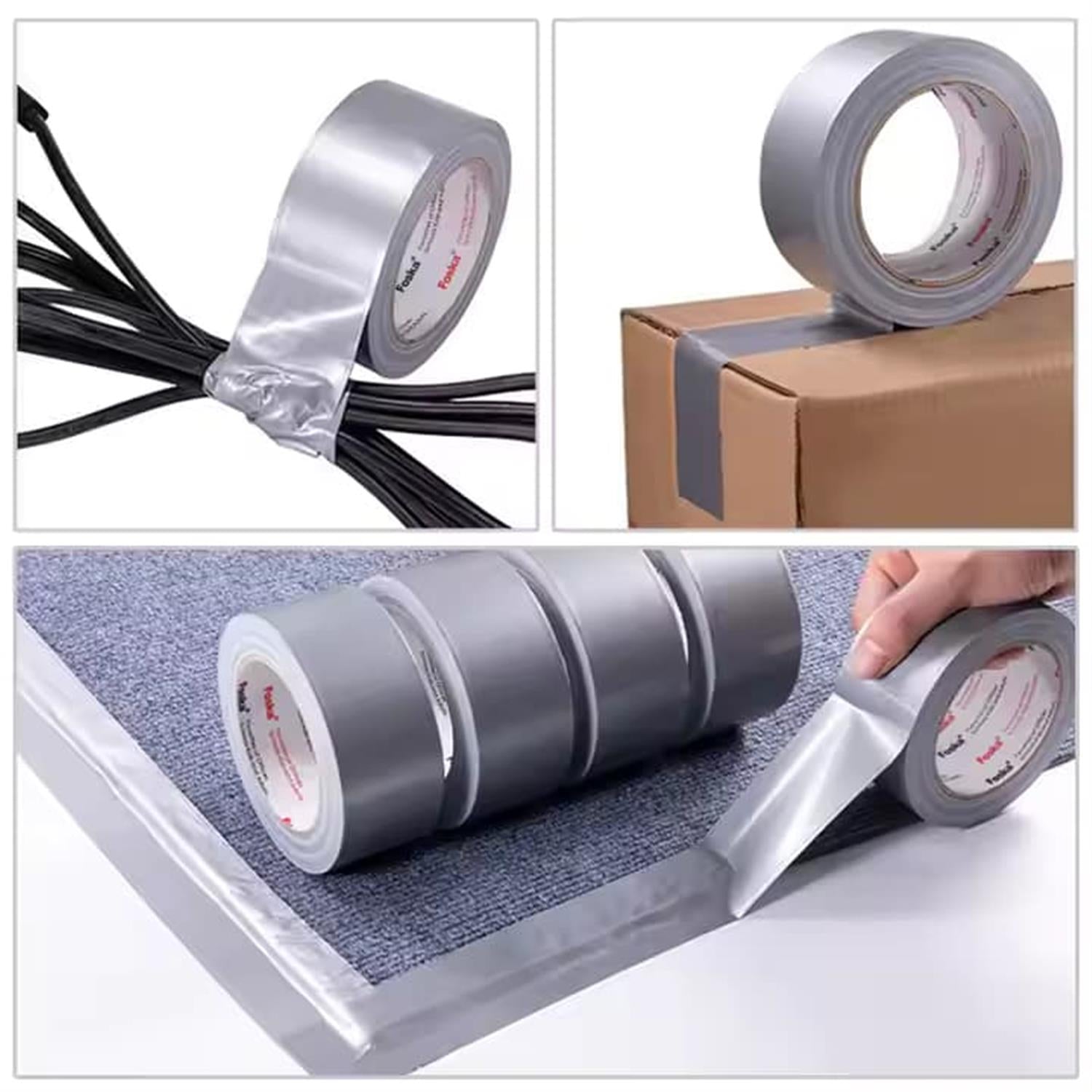 Single Adhesive Colorful Rubber Sticky Durable Duct Tape 4.8cm x 20y