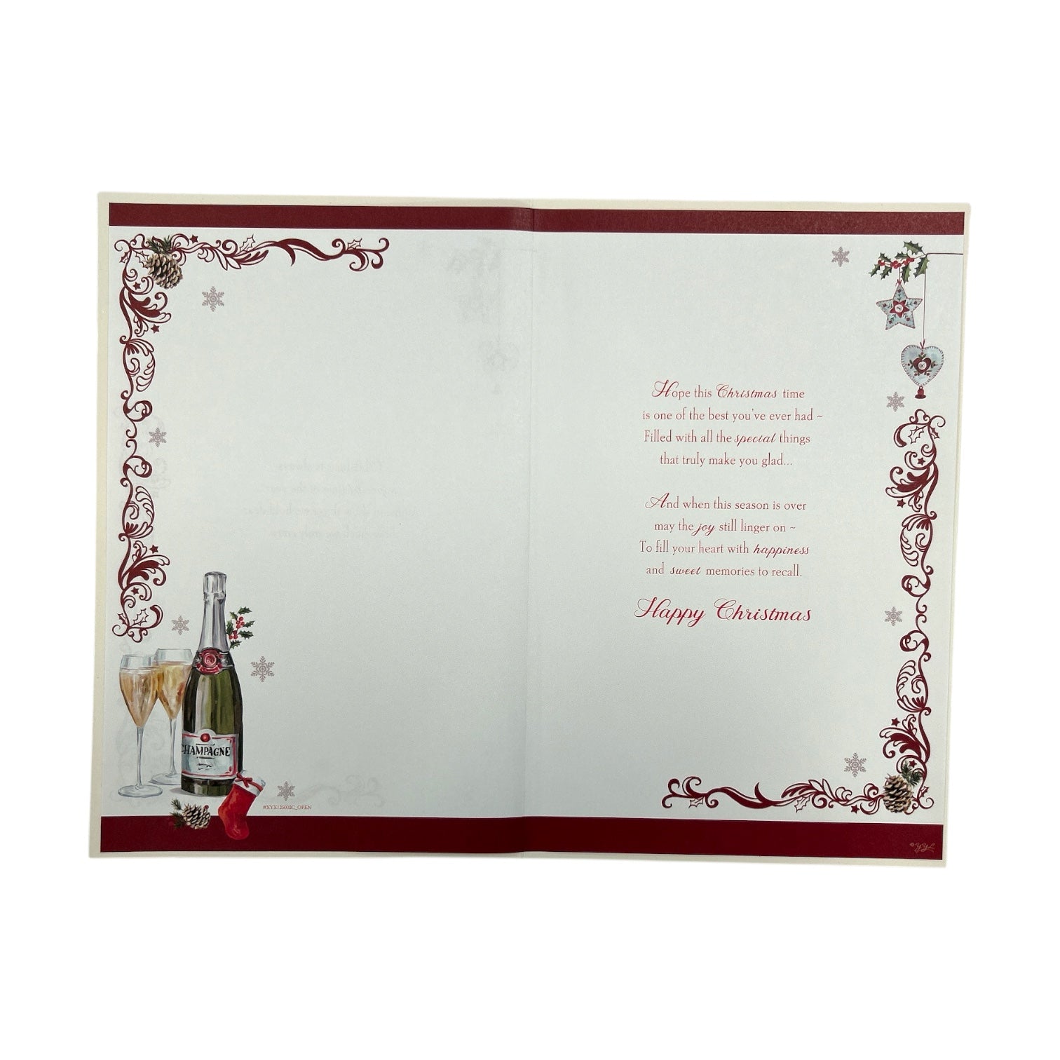 A Time to Celebrate Design To a Special Mum and Dad Christmas Card