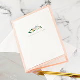 3D & Pop Up Classic Car Wedding Day Just Married Congratulations Card 