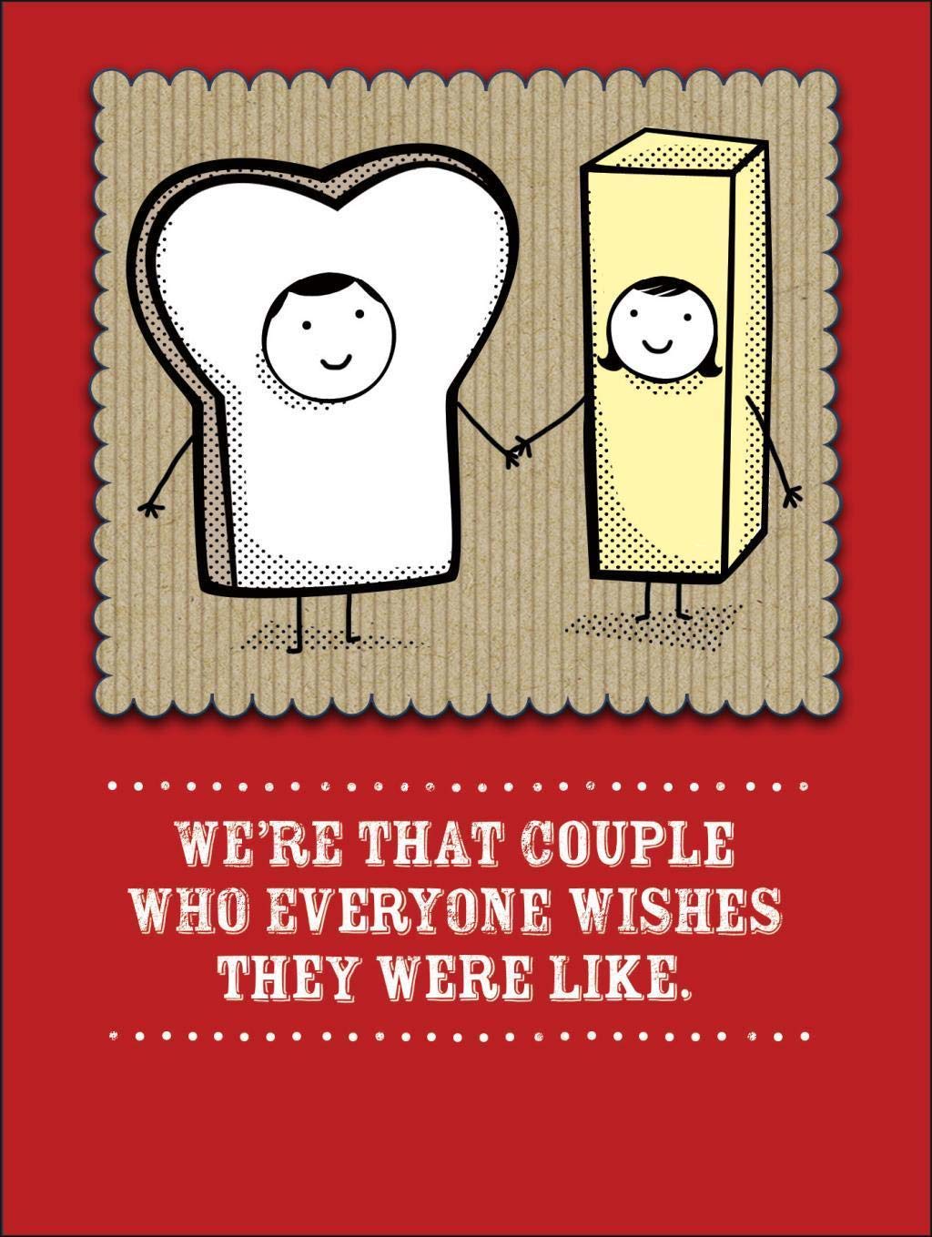 Everyone Wishes Bread and Butter Valentine's Day Greeting Card