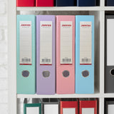A4 Pastel Pink Paperbacked Lever Arch File by Janrax