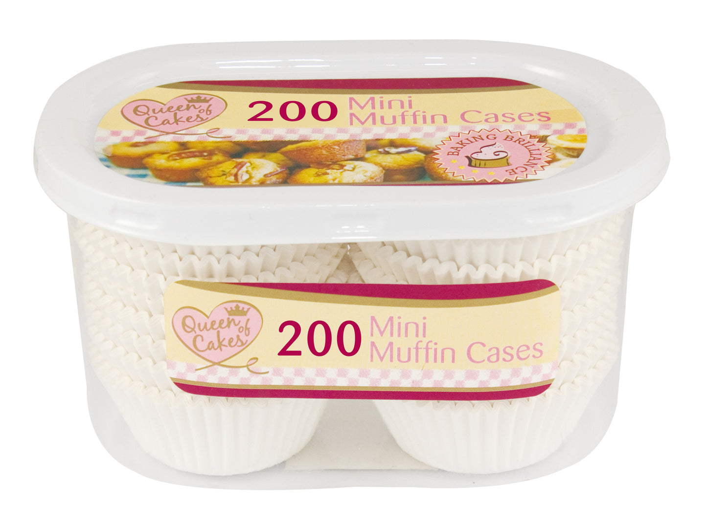 Pack of 200 Mini Muffin Cases {DC}