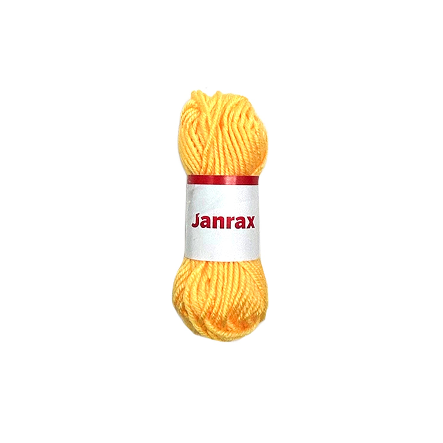 Light Yellow Acrylic Yarn Roll – 10g, 4 Strand 8 Ply Knitting Wool