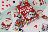 Plastic Coated Christmas Playing Cards (9cm x 6cm) - Family Game Nights, Parties & Xmas Stocking Fillers