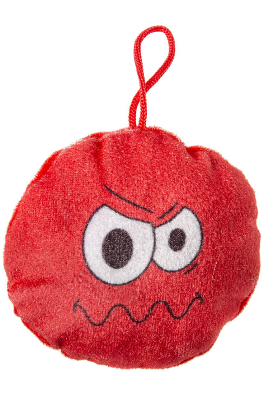 Single Solid Colour Emotion Faces Plushie Cushion