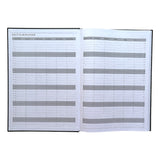 Janrax 2026-2027 A4 Week To View Burgundy Academic Diary