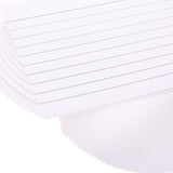 Pack of 100 White 5x3" Feint Ruled Flash Revision Cards