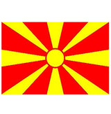 Republic Of North Macedonia Flag 5ft X 3ft