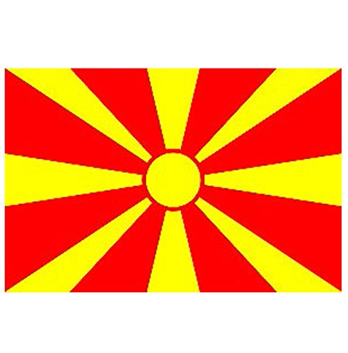 Republic Of North Macedonia Flag 5ft X 3ft