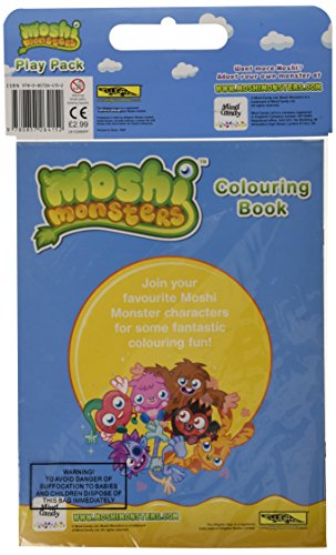 Moshi Monsters Play Pack-Alligator Books Kids Arts & Crafts Colouring Set