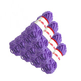 Lilac Acrylic Yarn Roll – 10g, 4 Strand 8 Ply Knitting Wool