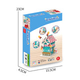 Windmill DIY Mechanical House Stem Toy with Instruction Book