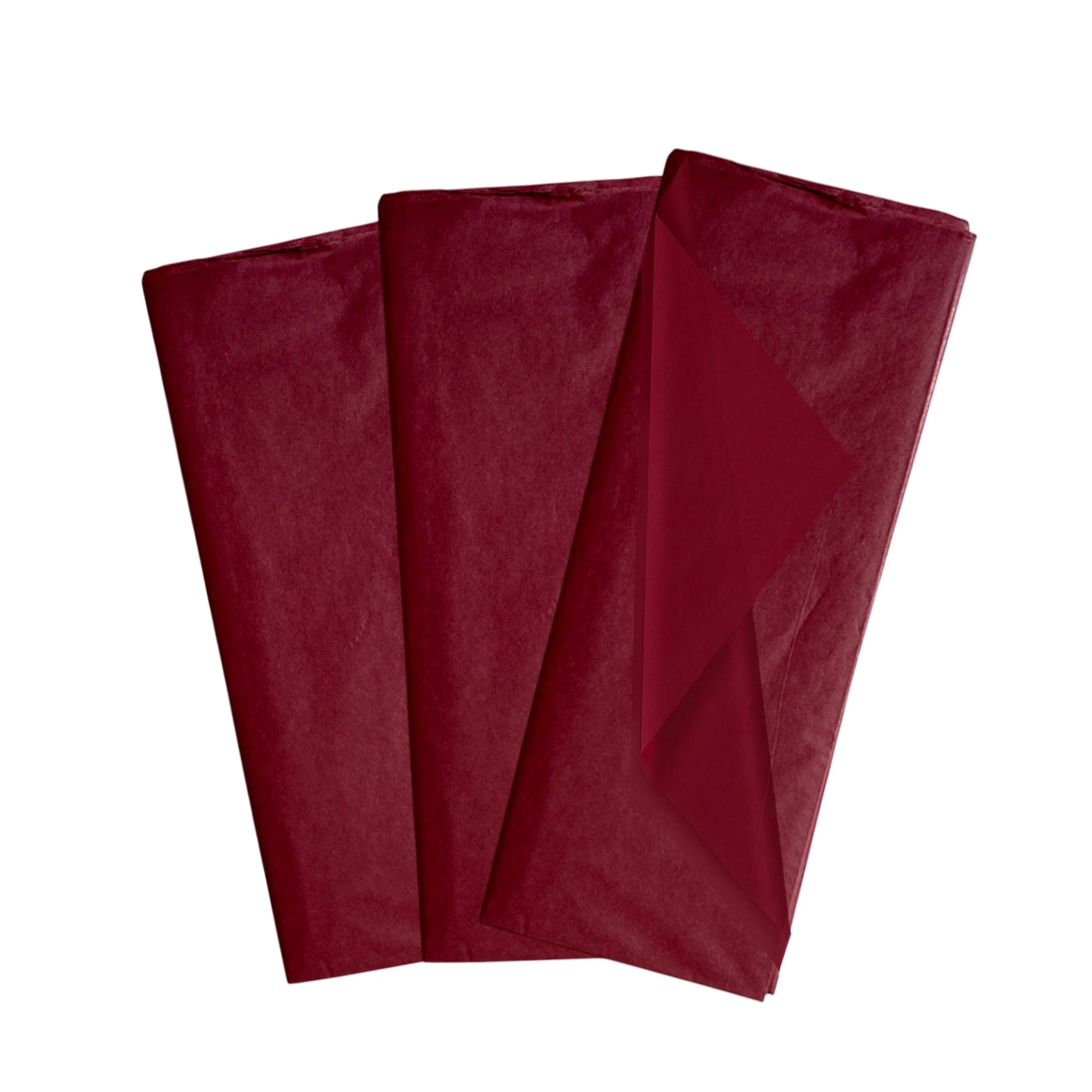 Pack of 10 Wine Colour Acid Free 50 x 70cm Tissue Paper Sheets