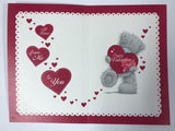 Love You So Much Me to You Bear Valentine's Day Card 