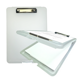 A4 Clear Clipboard Box File - Storage Filing Case