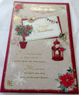 SISTER-IN-LAW - NICE VERSE GOLD FOIL CHRISTMAS CARD