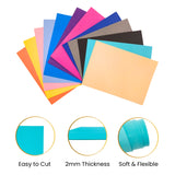 Pack of 10 A4 Purple Coloured EVA Foam Sheets