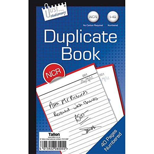 Duplicate No Carbon Required Book 8"x5"