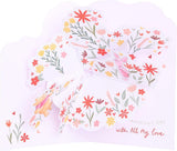 Winnie The Pooh with Bouquet Design Wife Valentine's Day Card
