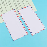 Pack of 25 80gsm Red and Blue Strip Self-Adhesive Air Mailing Envelopes 11 x 22cm